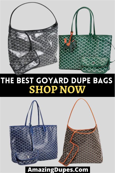 faux goyard paris|Goyard bag dupes.